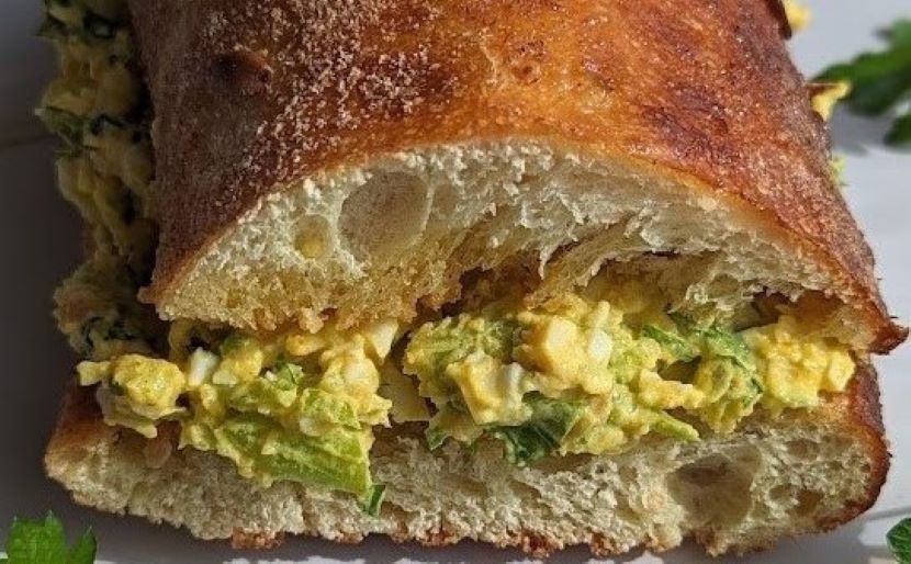 Chopped sandwich med kartoffelsalat